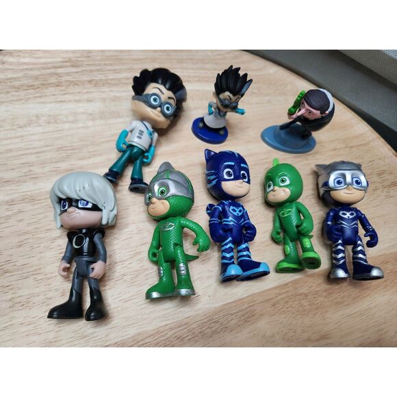 PJ Masks Mini Figurines Lot – Preschool Toy Set - Picture 3 of 7